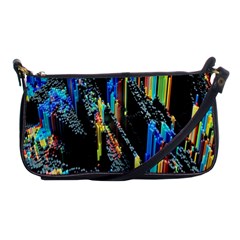 Abstract 3d Blender Colorful Shoulder Clutch Bags