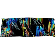 Abstract 3d Blender Colorful Body Pillow Case Dakimakura (two Sides) by Simbadda