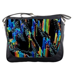 Abstract 3d Blender Colorful Messenger Bags by Simbadda