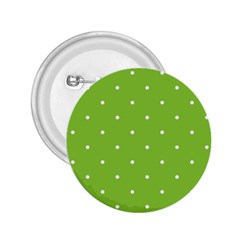 Mages Pinterest Green White Polka Dots Crafting Circle 2 25  Buttons by Alisyart
