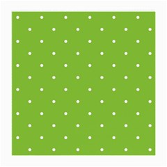 Mages Pinterest Green White Polka Dots Crafting Circle Medium Glasses Cloth (2-side) by Alisyart