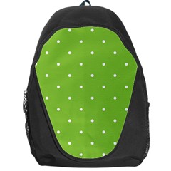 Mages Pinterest Green White Polka Dots Crafting Circle Backpack Bag