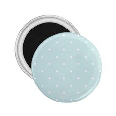 Mages Pinterest White Blue Polka Dots Crafting  Circle 2 25  Magnets