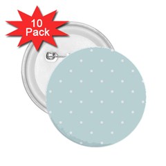 Mages Pinterest White Blue Polka Dots Crafting  Circle 2 25  Buttons (10 Pack)  by Alisyart