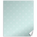 Mages Pinterest White Blue Polka Dots Crafting  Circle Canvas 20  x 24   19.57 x23.15  Canvas - 1