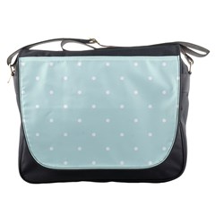 Mages Pinterest White Blue Polka Dots Crafting  Circle Messenger Bags by Alisyart