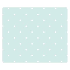 Mages Pinterest White Blue Polka Dots Crafting  Circle Double Sided Flano Blanket (small)  by Alisyart