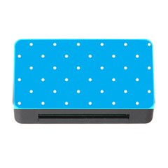 Mages Pinterest White Blue Polka Dots Crafting Circle Memory Card Reader With Cf by Alisyart