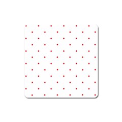 Mages Pinterest White Red Polka Dots Crafting Circle Square Magnet