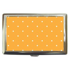 Mages Pinterest White Orange Polka Dots Crafting Cigarette Money Cases