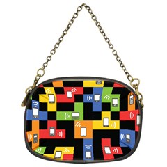 Mobile Phone Signal Color Rainbow Chain Purses (one Side) 