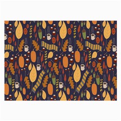 Macaroons Autumn Wallpaper Coffee Large Glasses Cloth (2-side)