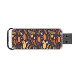 Macaroons Autumn Wallpaper Coffee Portable USB Flash (One Side) Front