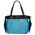 Mustard Logo Hole Circle Linr Blue Office Handbags Front