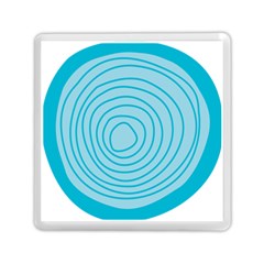 Mustard Logo Hole Circle Linr Blue Memory Card Reader (square) 