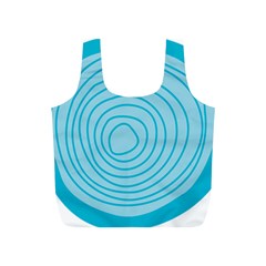 Mustard Logo Hole Circle Linr Blue Full Print Recycle Bags (s)  by Alisyart