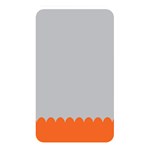 Orange Gray Scallop Wallpaper Wave Memory Card Reader Front