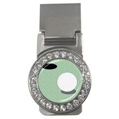 Golf Image Ball Hole Black Green Money Clips (cz) 