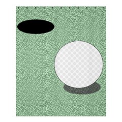 Golf Image Ball Hole Black Green Shower Curtain 60  X 72  (medium)  by Alisyart