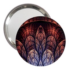 Abstract Fractal 3  Handbag Mirrors by Simbadda