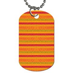 Lines Dog Tag (two Sides) by Valentinaart