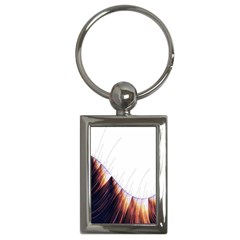 Abstract Lines Key Chains (rectangle)  by Simbadda