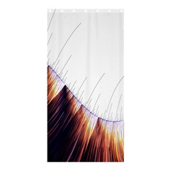 Abstract Lines Shower Curtain 36  X 72  (stall)  by Simbadda