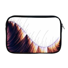 Abstract Lines Apple Macbook Pro 17  Zipper Case by Simbadda