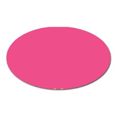 Pink Yellow Scallop Wallpaper Wave Oval Magnet by Alisyart