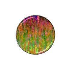 Abstract Trippy Bright Melting Hat Clip Ball Marker