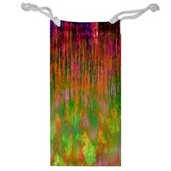 Abstract Trippy Bright Melting Jewelry Bag by Simbadda