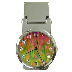 Abstract Trippy Bright Melting Money Clip Watches