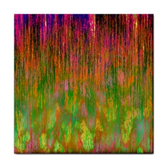 Abstract Trippy Bright Melting Face Towel