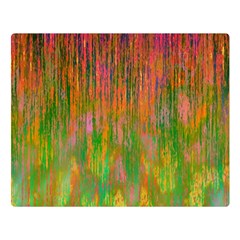 Abstract Trippy Bright Melting Double Sided Flano Blanket (Large) 