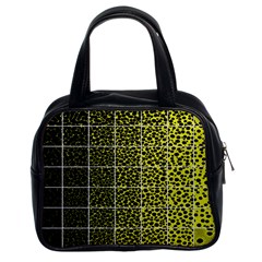 Pixel Gradient Pattern Classic Handbags (2 Sides) by Simbadda