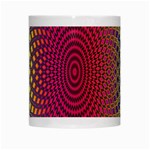 Abstract Circle Colorful White Mugs Center