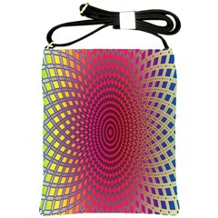 Abstract Circle Colorful Shoulder Sling Bags by Simbadda