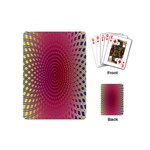 Abstract Circle Colorful Playing Cards (Mini)  Back