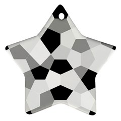 Pentagons Decagram Plain Triangle Ornament (star)