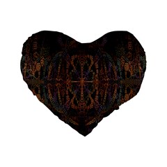 Digital Art Standard 16  Premium Heart Shape Cushions by Simbadda