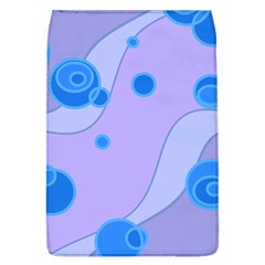 Purple Wave Circle Blue Flap Covers (l)  by Alisyart