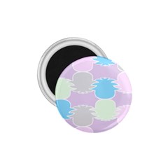 Pineapple Puffle Blue Pink Green Purple 1 75  Magnets by Alisyart