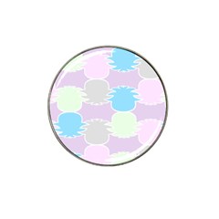 Pineapple Puffle Blue Pink Green Purple Hat Clip Ball Marker by Alisyart