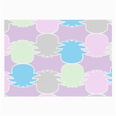 Pineapple Puffle Blue Pink Green Purple Large Glasses Cloth by Alisyart