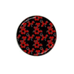 Red Digital Camo Wallpaper Red Camouflage Hat Clip Ball Marker (10 Pack) by Alisyart