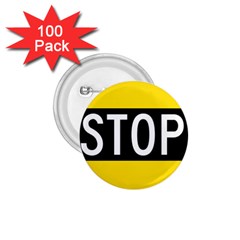 Road Sign Stop 1 75  Buttons (100 Pack) 
