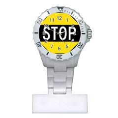 Road Sign Stop Plastic Nurses Watch