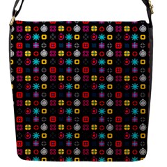 N Pattern Holiday Gift Star Snow Flap Messenger Bag (s) by Alisyart