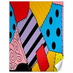 Sally s Patchwork Pattern Canvas 18  X 24  