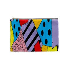 Sally s Patchwork Pattern Cosmetic Bag (medium)  by Alisyart